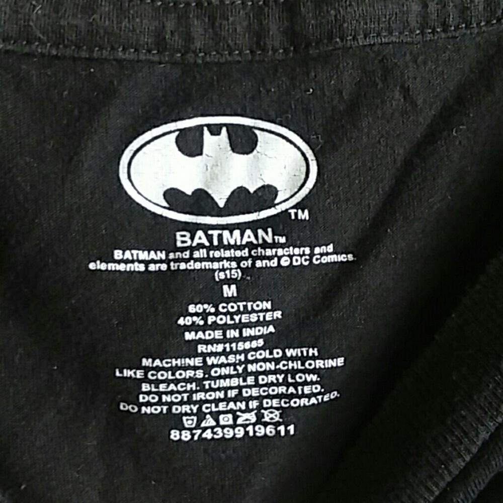 Floral Batman T shirt - Picture 3 of 4